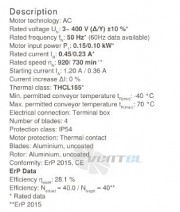 Осевой вентилятор Ziehl-abegg FB045-SDK.4C.V4L Осевой вентилятор Ziehl-abegg FB045-SDK.4C.V4L