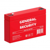 Аккумулятор General Security GS 7.2-6 (6V / 7.2Ah)