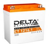 Мото аккумулятор Delta CT 1216.1 (12V / 16Ah / 230A (CCA))