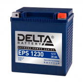 Мото аккумулятор Delta EPS 1230 (12V / 30Ah / 360A (CCA))