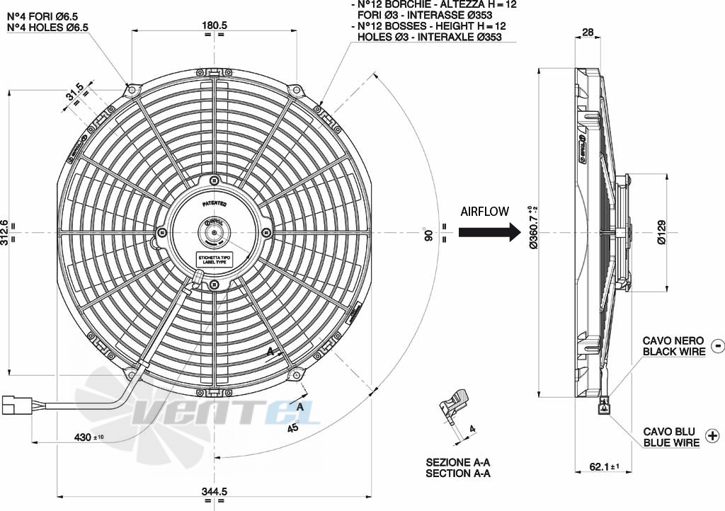 Ziehl-abegg FL035-VDK.2C.V5S  купить, цены, каталог