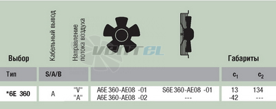 Ebmpapst A6E360-AE08-01 прайсы