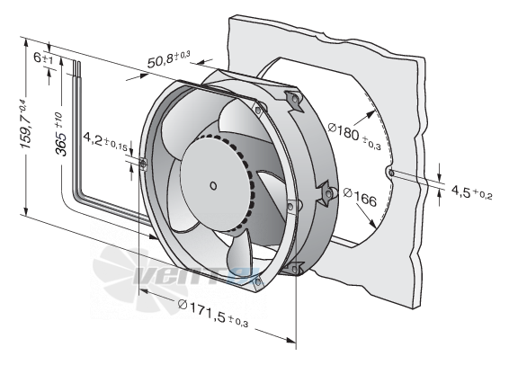 Габаритные размеры DV6424TDA