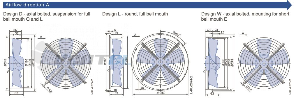 Каталог Ziehl-abegg FB020-4EL.W6.A5
