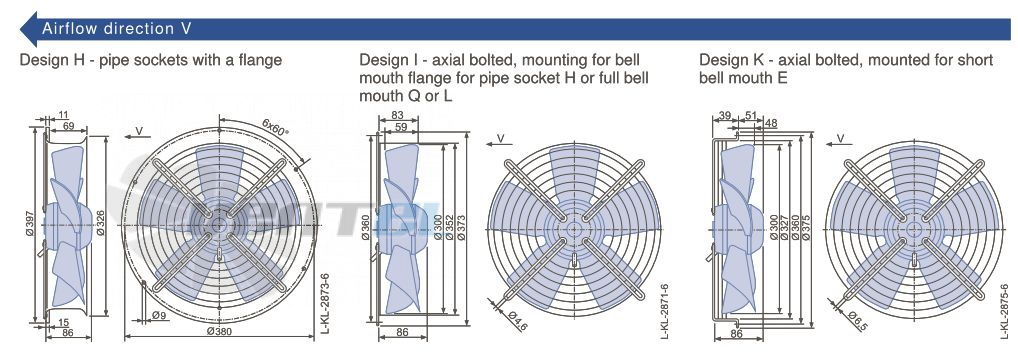 Каталог Ziehl-abegg FB030-4EW.WC.A5