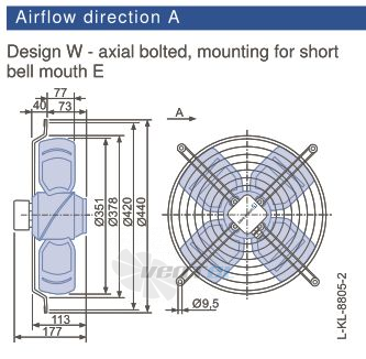 Стоимость Ziehl-abegg FB035-4EW.2C.A4P