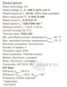Осевой вентилятор Ziehl-abegg FB035-VDK.2C.V4S