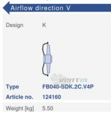 Цена Ziehl-abegg FB040-SDK.2C.V4P