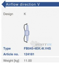 Цена Ziehl-abegg FB045-4EK.4I.V4S