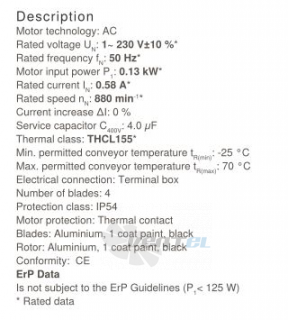 Осевой вентилятор Ziehl-abegg FB045-6EK.2C.V4P