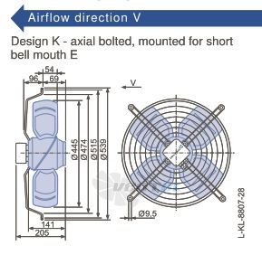 Каталог Ziehl-abegg FB045-6EK.4F.V4S