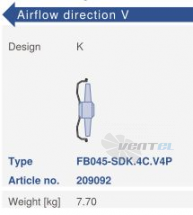 Цена Ziehl-abegg FB045-SDK.4C.V4P