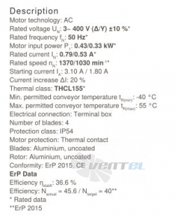 Осевой вентилятор Ziehl-abegg FB045-VDK.4C.V4L