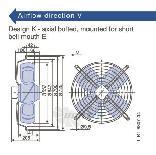 Ziehl-abegg FB056-SDW.4F.A4L