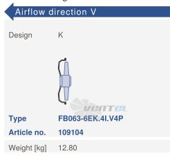 Цена Ziehl-abegg FB063-6EK.4I.V4P