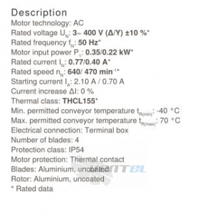 Осевой вентилятор Ziehl-abegg FB063-ADK.4I.V4S