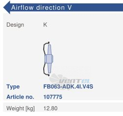 Цена Ziehl-abegg FB063-ADK.4I.V4S
