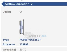 Цена Ziehl-abegg FC056-VDQ.4I.V7
