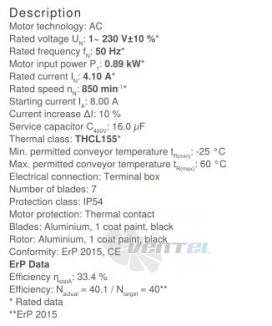 Осевой вентилятор Ziehl-abegg FC071-6EQ.6K.A7