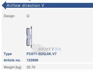 Цена Ziehl-abegg FC071-SDQ.6K.V7