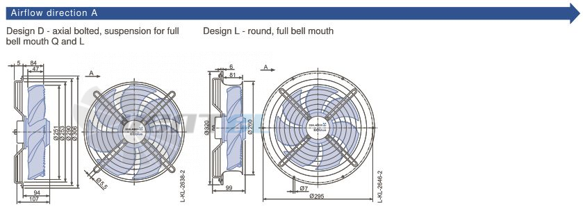 Каталог Ziehl-abegg FN025-6IK.0E.V7