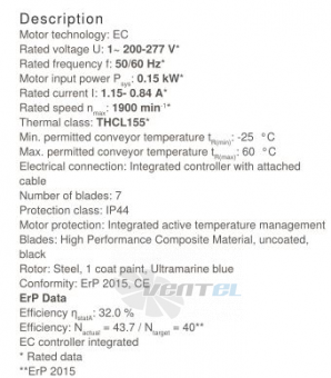 Осевой вентилятор Ziehl-abegg FN030-6IK.0E.V7