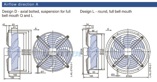 Каталог Ziehl-abegg FN040-4ED.2F.A7P1
