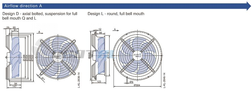 Каталог Ziehl-abegg FN040-6ID.BF.A7P1