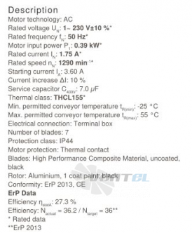 Осевой вентилятор Ziehl-abegg FN045-4EW.2F.A7P2