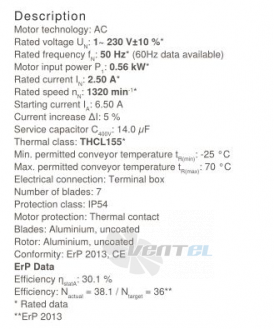 Осевой вентилятор Ziehl-abegg FN045-4EQ.4I.V7P1