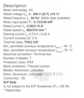Осевой вентилятор Ziehl-abegg FN050-ADQ.4C.A7P1