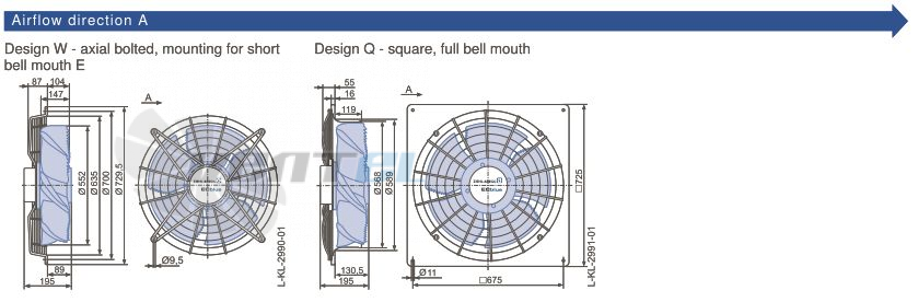 Каталог Ziehl-abegg FN056-ZIQ.DC.A5P4
