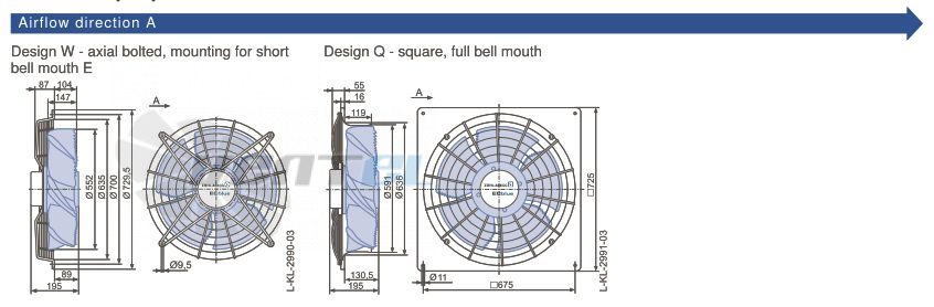 Каталог Ziehl-abegg FN056-ZIW.DC.A5P4