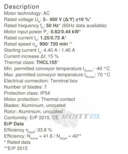 Осевой вентилятор Ziehl-abegg FN063-SDQ.4I.V7P1