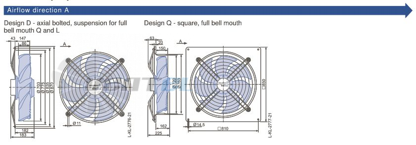 Каталог Ziehl-abegg FN071-ZIQ.DG.V7P3 380B 3-фазный