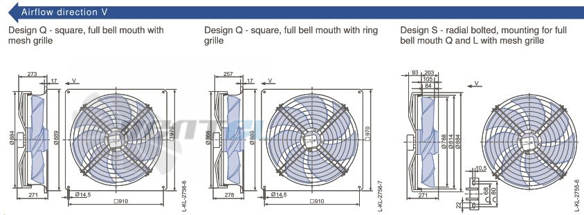 Каталог Ziehl-abegg FN080-SDQ.6N.V7