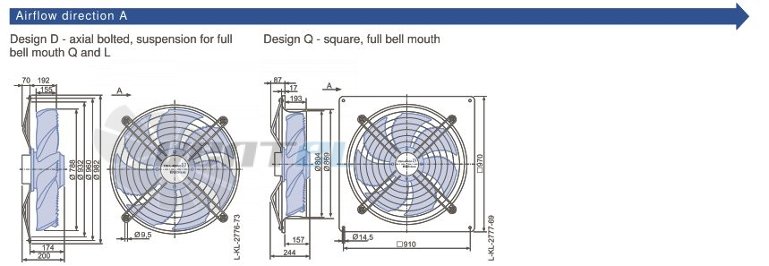 Каталог Ziehl-abegg FN080-ZID.DG.A5P4 220B