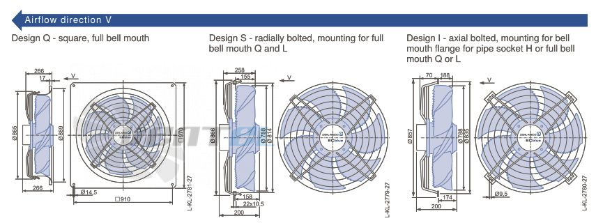 Стоимость Ziehl-abegg FN080-ZID.DG.A5P4 220B
