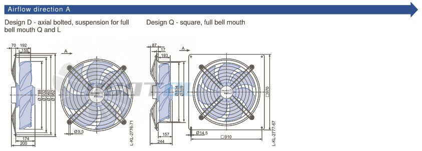 Каталог Ziehl-abegg FN080-ZIQ.DG.A5P4 220B