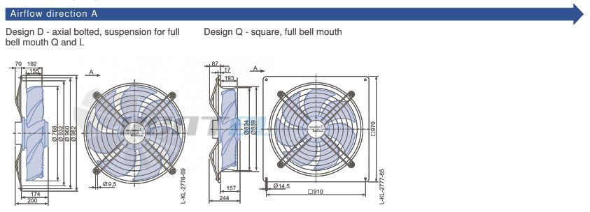 Каталог Ziehl-abegg FN080-ZIQ.DG.A5P4 220B