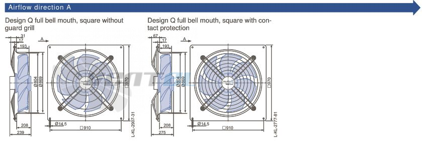 Каталог Ziehl-abegg FN080-ZIQ.GG.V7P3 220B