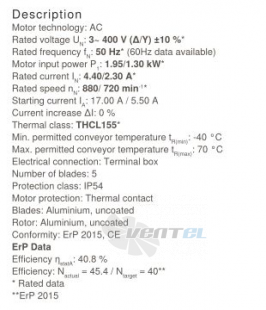 Осевой вентилятор Ziehl-abegg FN091-SDI.7M.V5P1
