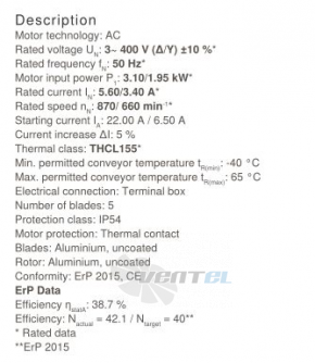 Осевой вентилятор Ziehl-abegg FN100-SDQ.7Q.V5P1