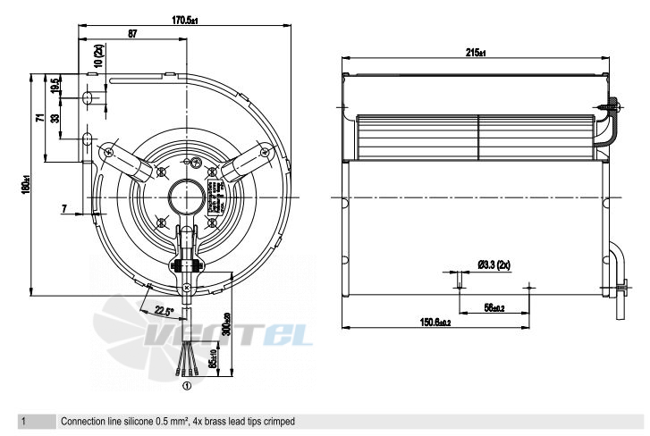 Цены и каталоги EBMPAPST d2e133-am52-с2