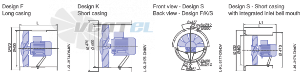 Цена Ziehl-abegg DN40V-4DF.97 Maxvent owlet