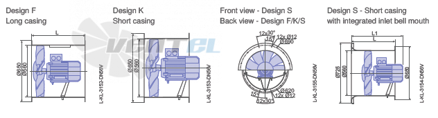 Цена Ziehl-abegg DN56V-2DF.E7 Maxvent owlet