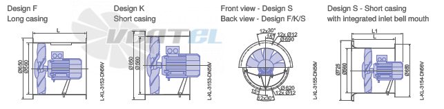 Цена Ziehl-abegg DN56V-4DF.B7 Maxvent owlet