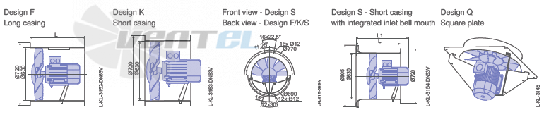 Цена Ziehl-abegg DN63V-2DF.G7 Maxvent owlet