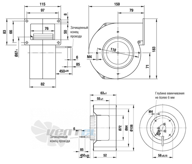 EBMPAPST R1G108-AB41-02 каталоги