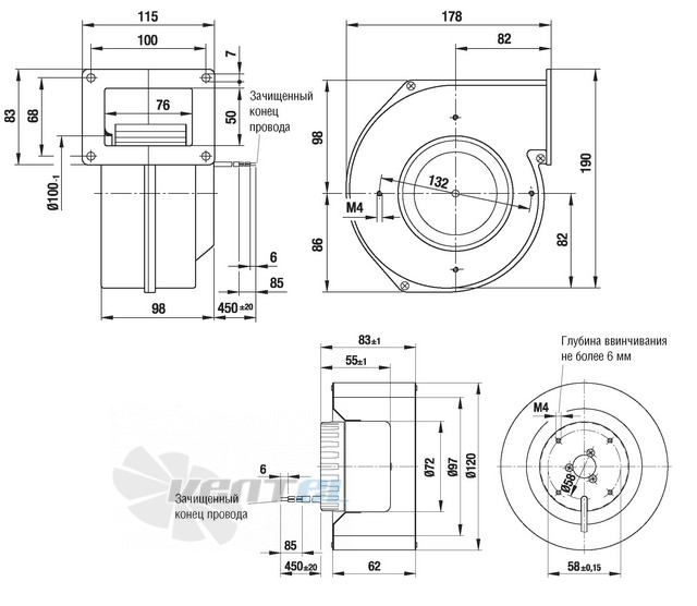 EBMPAPST R1G120-AB67-02 интернет магазин